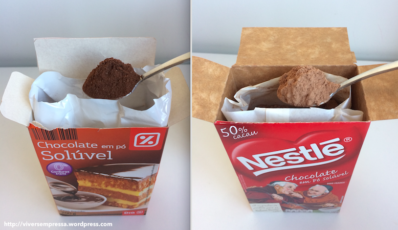 chocolate em pó
