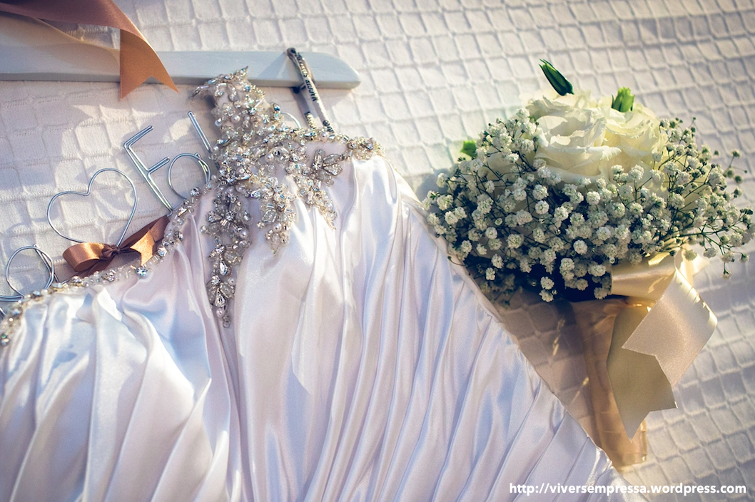 mini wedding buquê