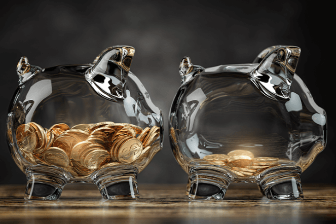 Investimentos-atrelados-a-inflacao-porquinho-de-moedas-com-pouco-dinheiro